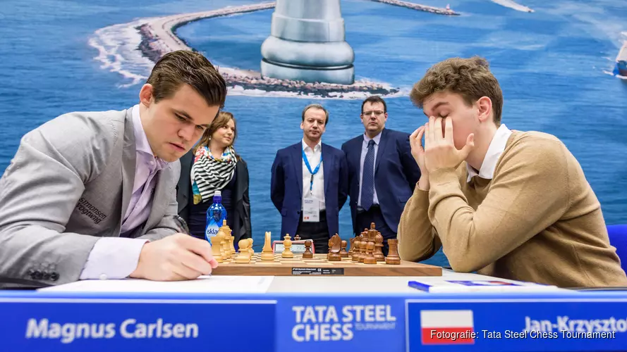 Bezoek FIDE-president en Judit Polgar aan Tata Steel Chess Tournament