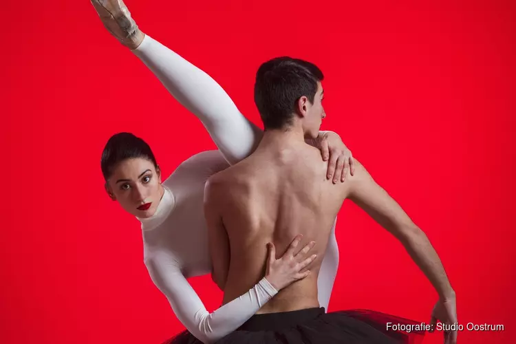 Romantiek, humor én abstractie hand in hand in ‘Ballet Black & White’