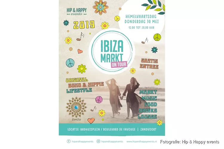 Ibiza-markt Zandvoort op Hemelvaartsdag