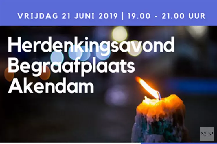 Herdenkingsavond Begraafpark Akendam 21 juni