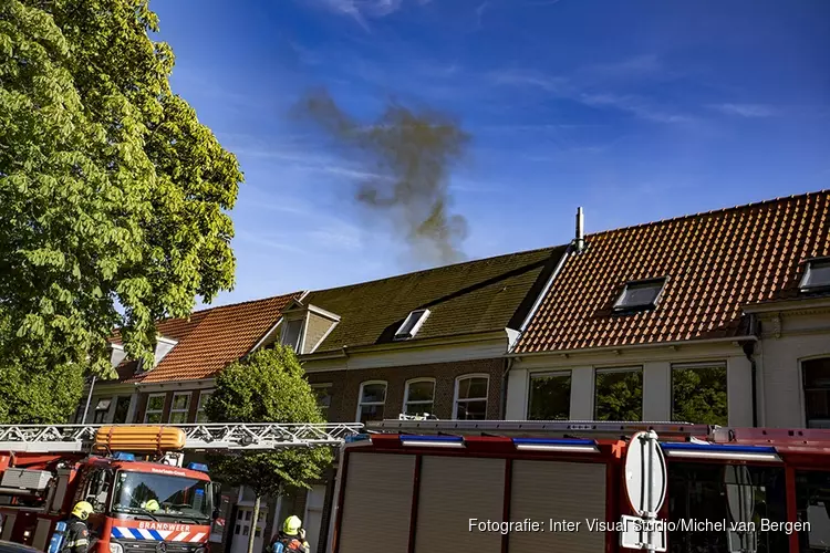 Brand in pand centrum Haarlem, onderzoek naar aanwezigheid asbest