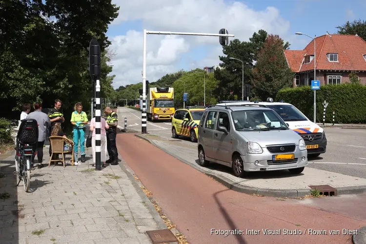 Fietsster lichtgewond in Haarlem