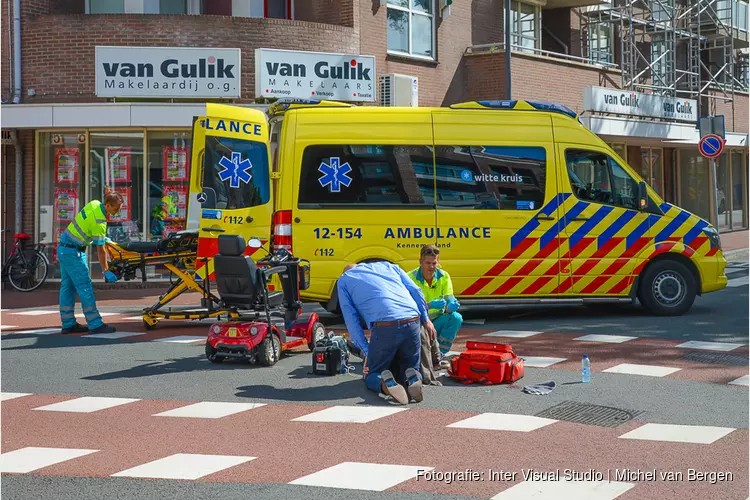 Bestuurder scootmobiel gewond bij ongeval in Beverwijk