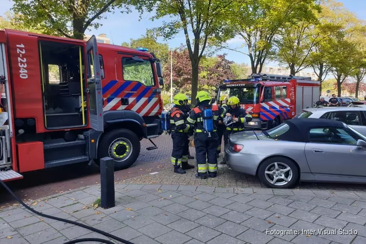 Wasdroger in brand in flat Heemskerk