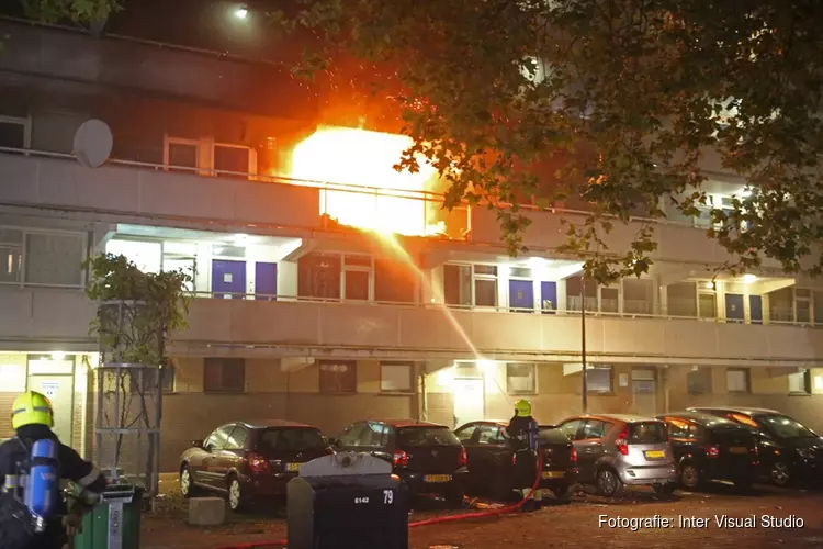 Verdachte van stichten Haarlemse flatbrand 90 dagen langer in voorarrest