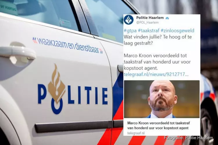 Politie Haarlem trekt tweet over taakstraf Marco Kroon terug na ophef