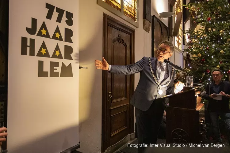 Haarlem start jubileumjaar: burgemeester Wienen roept op tot veel feestelijke initiatieven