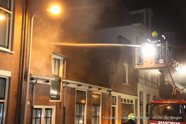 Brand in woning Overveen