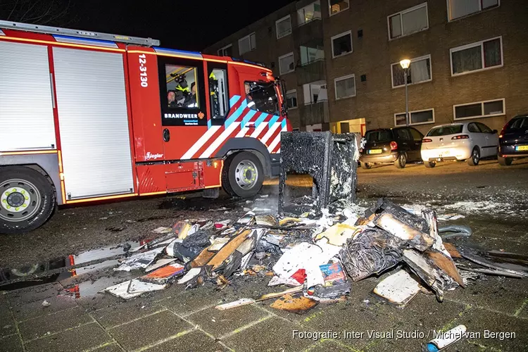 Auto licht beschadigd door brandend bankstel