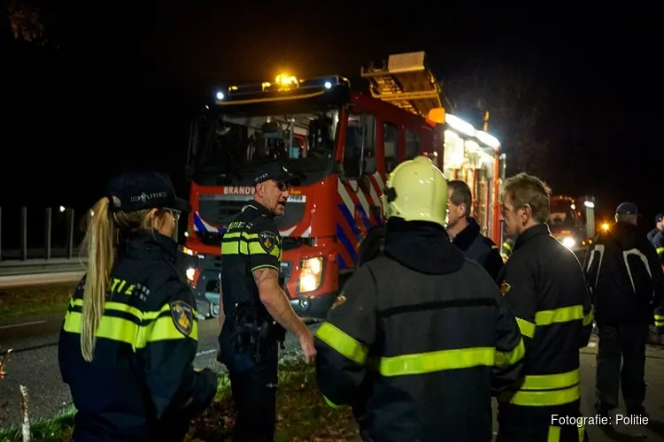 Autobrand in Beverwijk