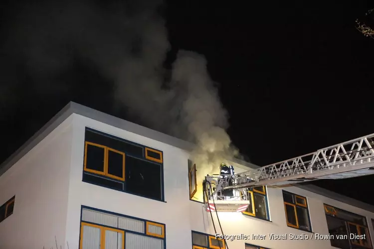 Brand in flatwoning Haarlem