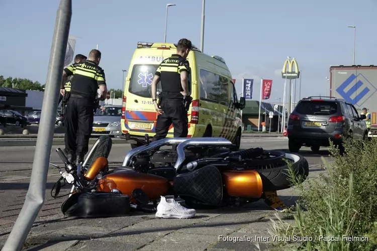 Motorrijder gewond in Beverwijk