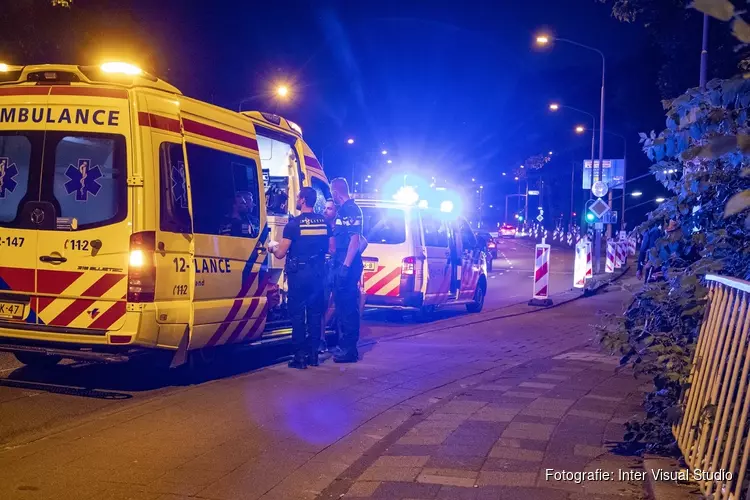 Fietsster gewond bij botsing op de Prinsenbrug