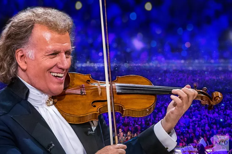 Andre Rieu en Andre van Duin op witte doek Stadsschouwburg Velsen