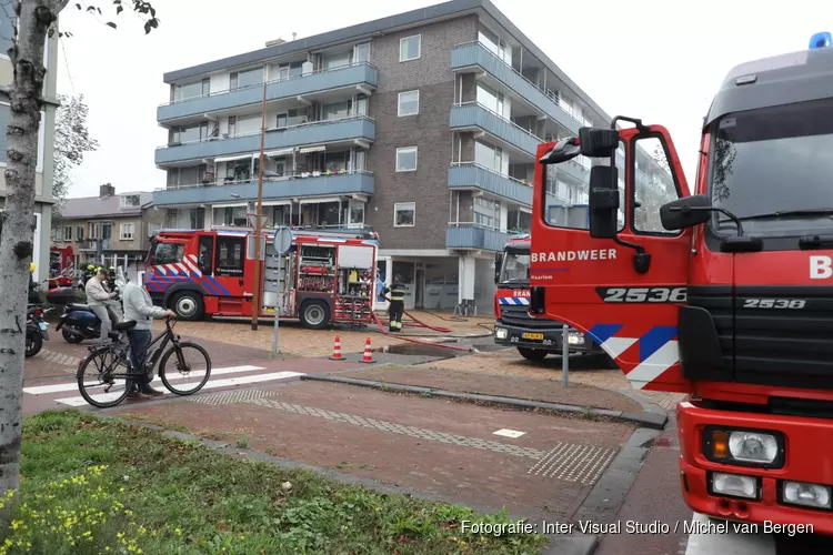 Grote brand stomerij lange Nieuwstraat IJmuiden