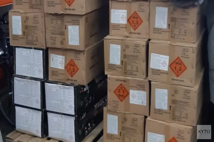 1400 kg illegaal vuurwerk in beslag genomen