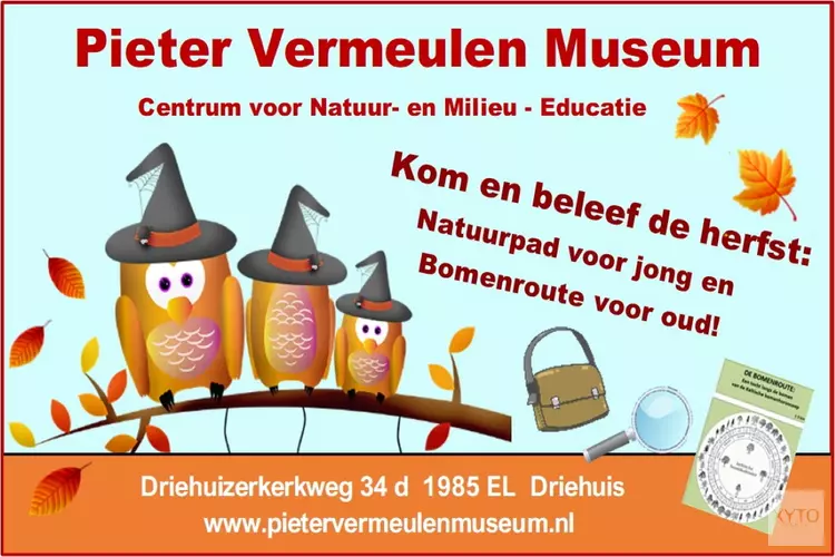 Pieter Vermeulen Museum: Geniet van de herfst tijdens de Bomenroute (7+)