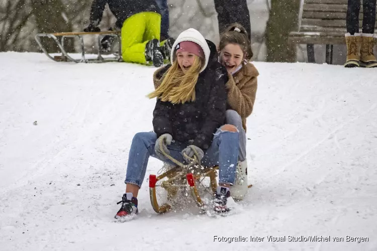 Winterpret in Haarlem