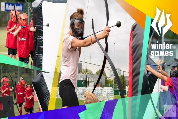 Speel Archery Tag tijdens de Winter Games!