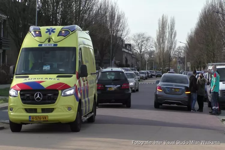 Ongeluk op de Populierenlaan in Uitgeest