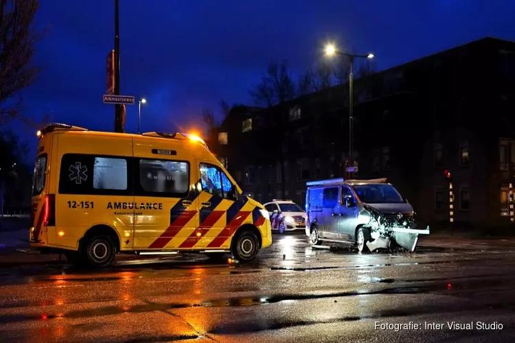 Gewonde bij botsing in Beverwijk