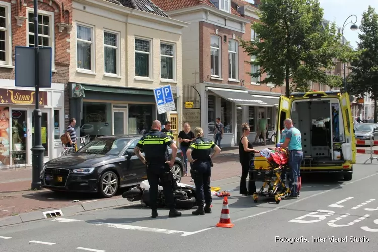 Scooterrijder gewond in Haarlem