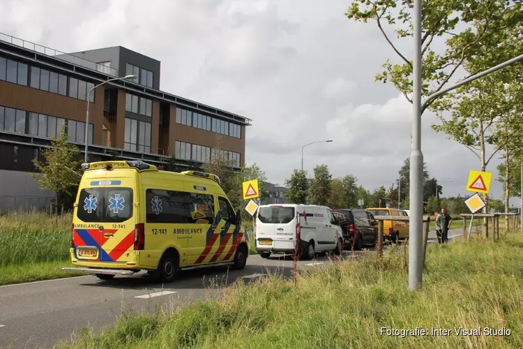 Vijf voertuigen tegen elkaar in Haarlem