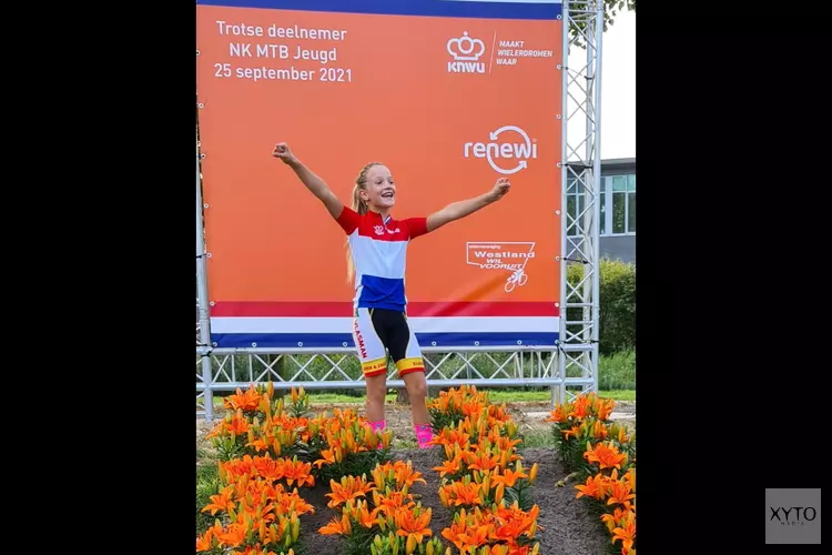 Cheyenne van der Meer, Nederlands Kampioen MTB cat. 1 -9 jaar, 2021!