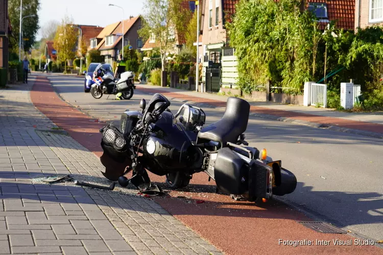 Motorrijder gevallen bij aanrijding Castricum