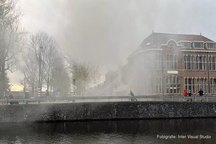 Jongeren gezocht voor brand in school Haarlem