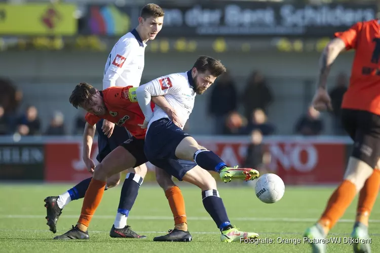 Koninklijke HFC wint met nipt verschil bij koploper Katwijk