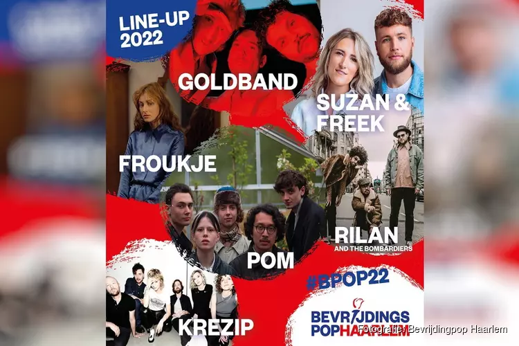 Bevrijdingpop 2022 maakt eerste namen bekend: Krezip, Suzan en Freek, Goldband, Froukje en meer