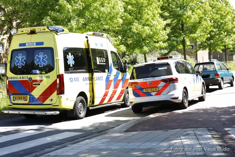 Fietser gewond na aanrijding op rotonde in Haarlem