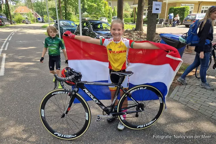 Beverwijkse Cheyenne viervoudig Nederlands jeugdkampioen op de fiets