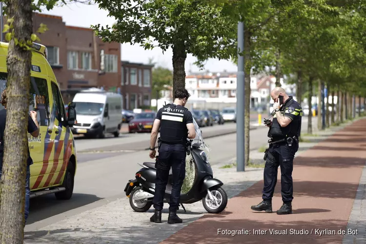 Scooterrijder gewond in Haarlem