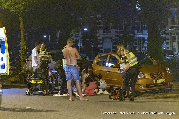 Fietser gewond door val op Leidsevaart in Haarlem