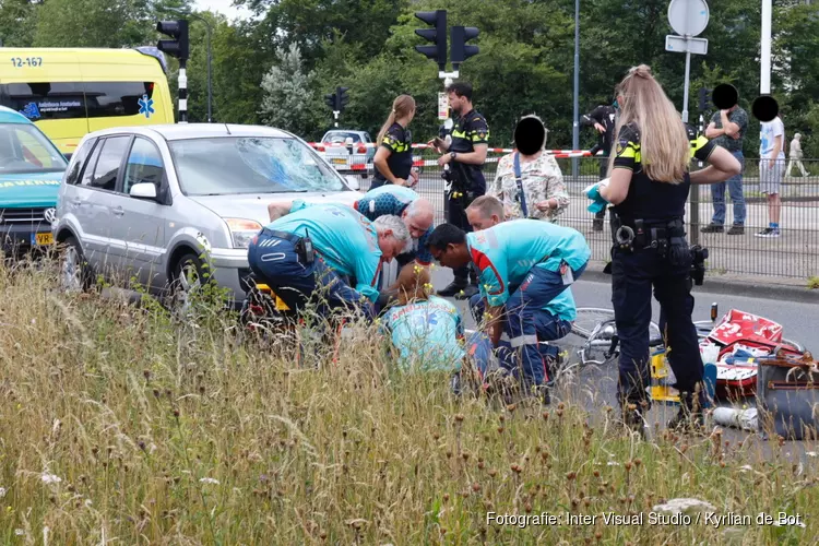 Fietser op Europaweg aangereden in Haarlem