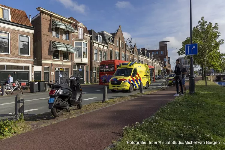 Fietsster gewond bij ongeval Zijlvest Haarlem