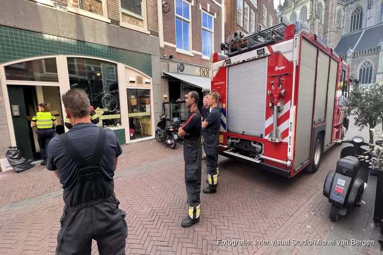 Brandje in woning in centrum van Haarlem snel onder controle