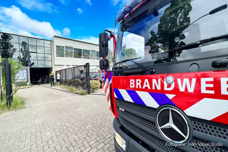 Korte brand bij bedrijf in Haarlem