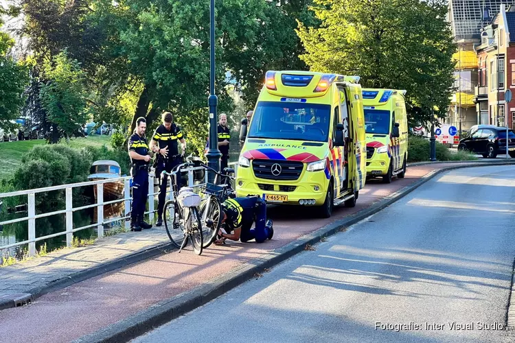 Zwaargewonde bij ongeluk tussen fietsers in Haarlem