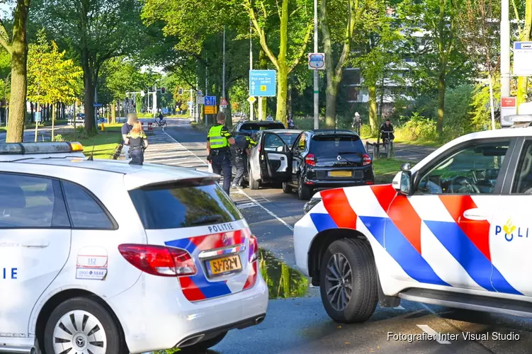 Plesmanweg lange tijd dicht door aanrijding met drie auto’s