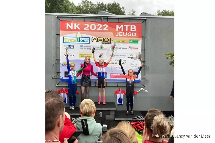 Beverwijkse Cheyenne van der Meer pakt zilver op het NK-Mountainbike