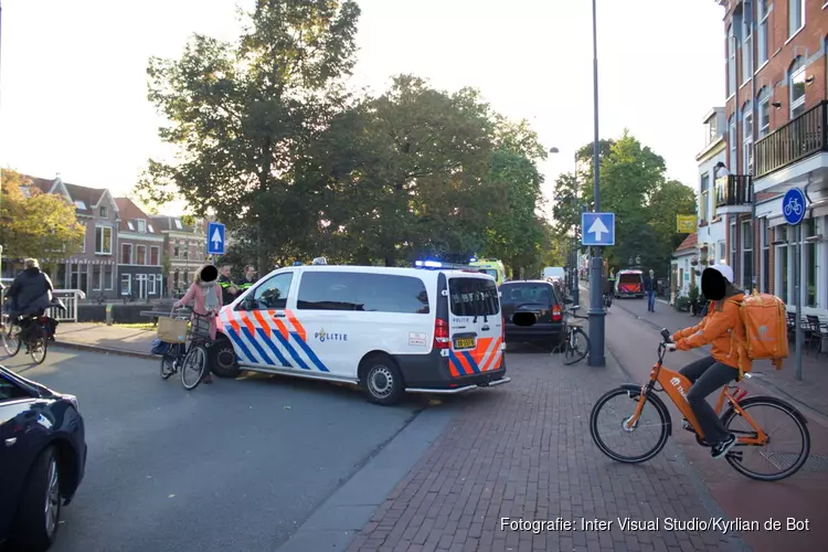 Motorrijder gewond bij botsing in Haarlem