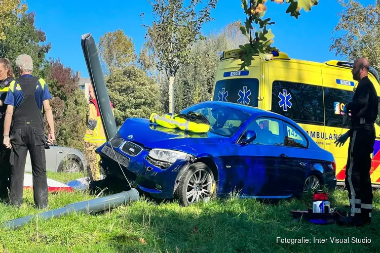 Automobilist gereanimeerd bij ongeluk in Haarlem