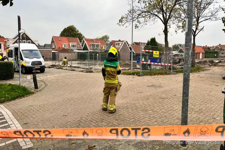 Groot gaslek in Uitgeest