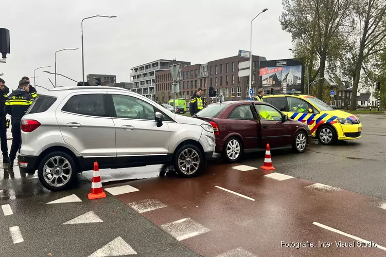 Kopstaartbotsing in Schalkwijk in Haarlem