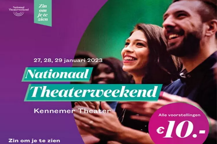 Voorstellingen Theaterweekend 2023 Kennemer Theater bekend!