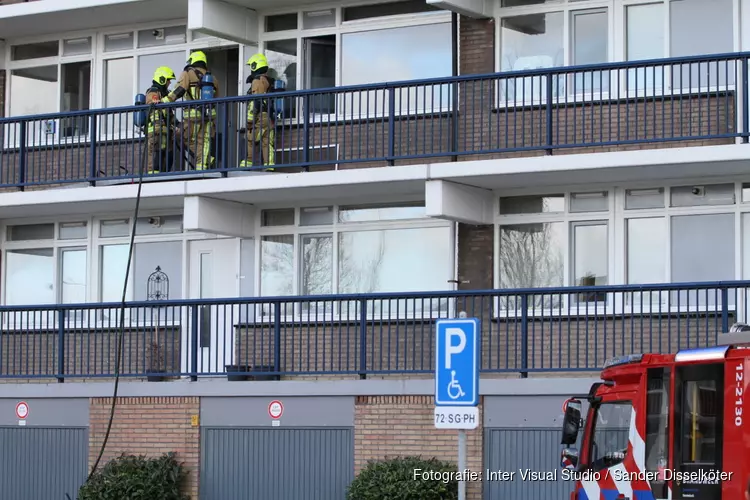 Brand in flat Heemskerk