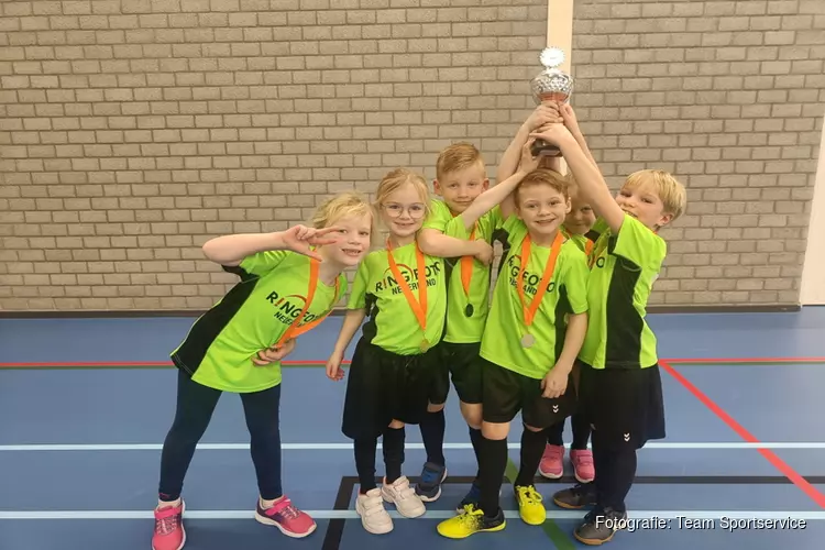 Sportief gestreden om het schoolkorfbalkampioenschap